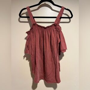 We the Free Burgundy top medium